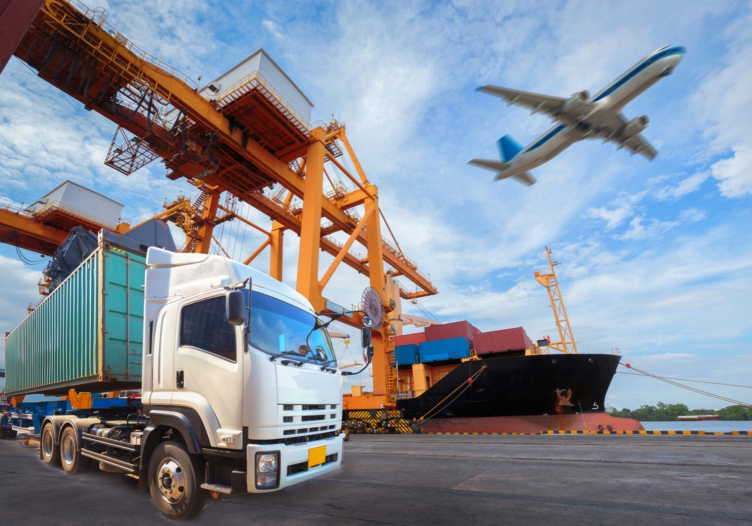 Logistics systems for import export business.